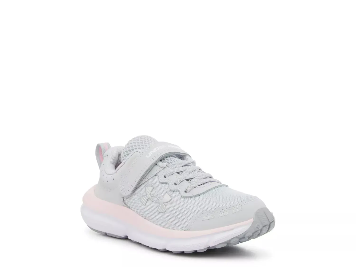 

Кроссовки Assert 10 - детские Under Armour, Halo Grey/Pink