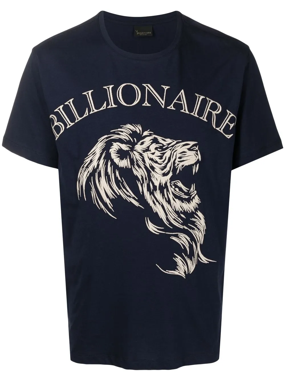 

Футболка с графичным принтом Billionaire, синий