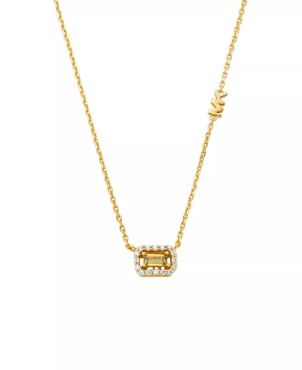 

Ожерелье с подвеской из кубического циркония Michael Kors, gold