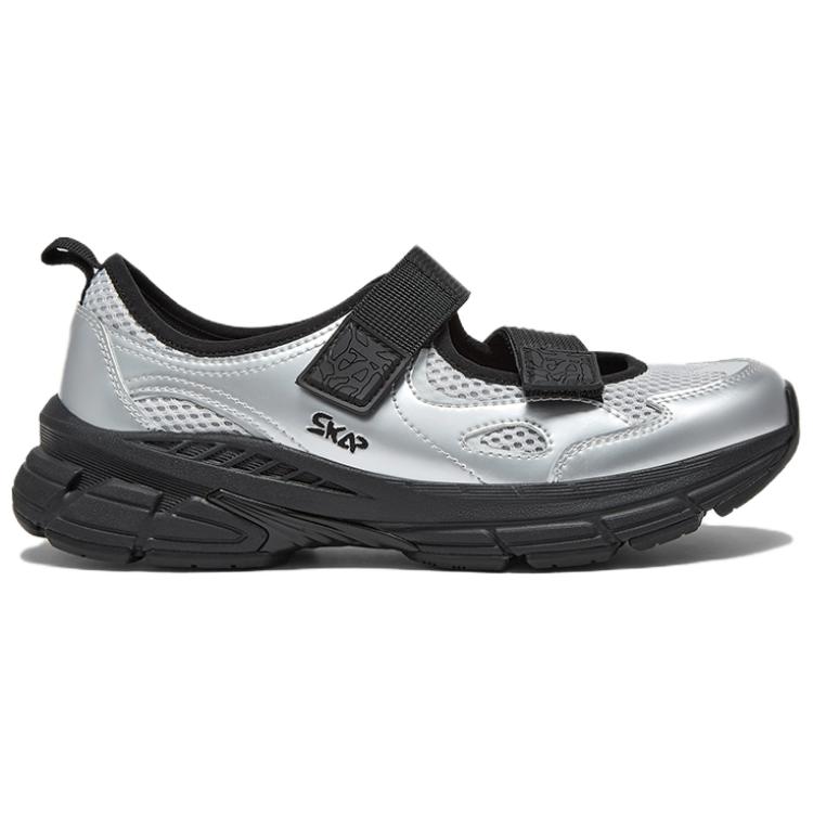 SKAP Туфли Мэри Джейн на платформе женские серебристо-серые, цвет Silver/Gray — фото 2