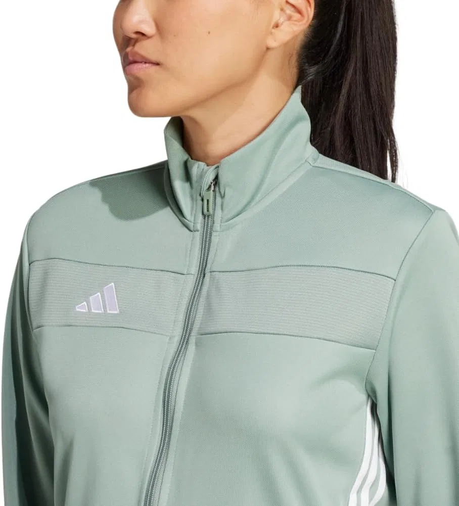 Женская тренировочная куртка adidas, цвет Silver Green/White