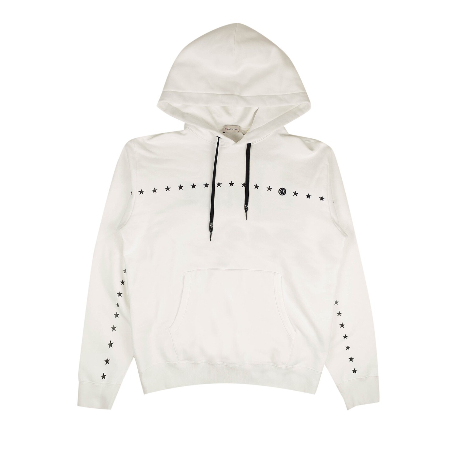 

Толстовка Moncler x Fragment Hiroshi Fujiwara с принтом звезд, цвет Белый