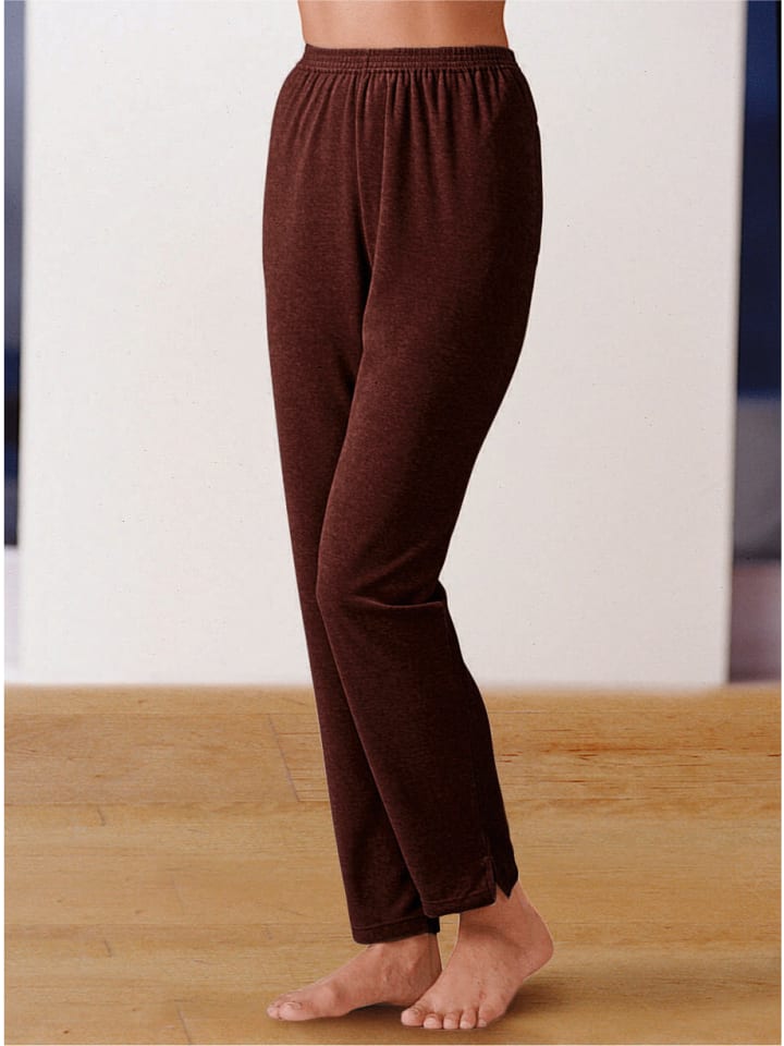 

WITT WEIDEN Велюровые брюки коричневого цвета