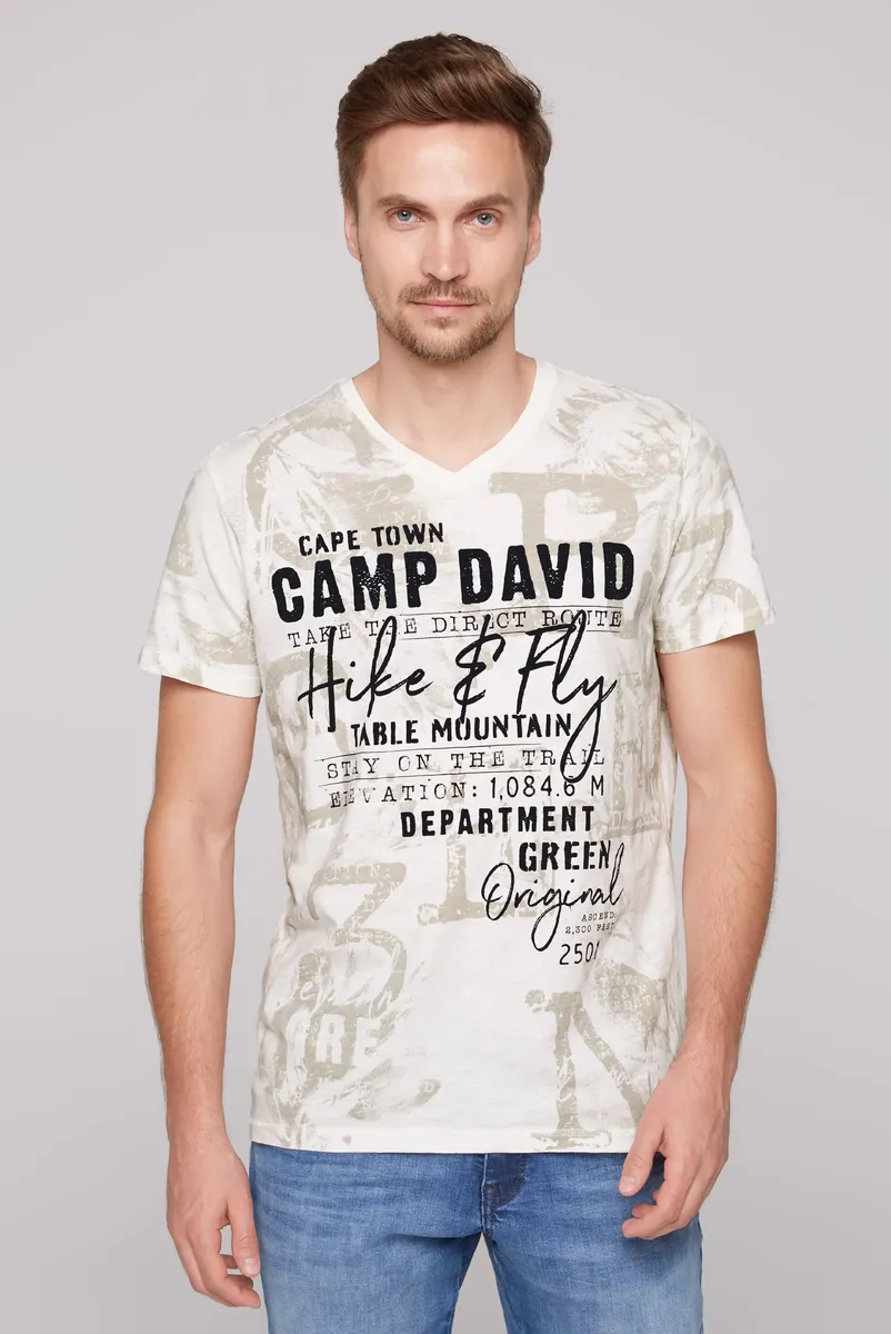 

Футболка CAMP DAVID, хлопок, белый
