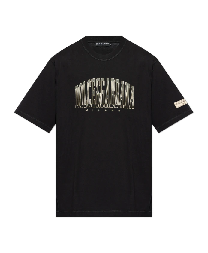 

Футболка с логотипом Dolce & Gabbana, черный