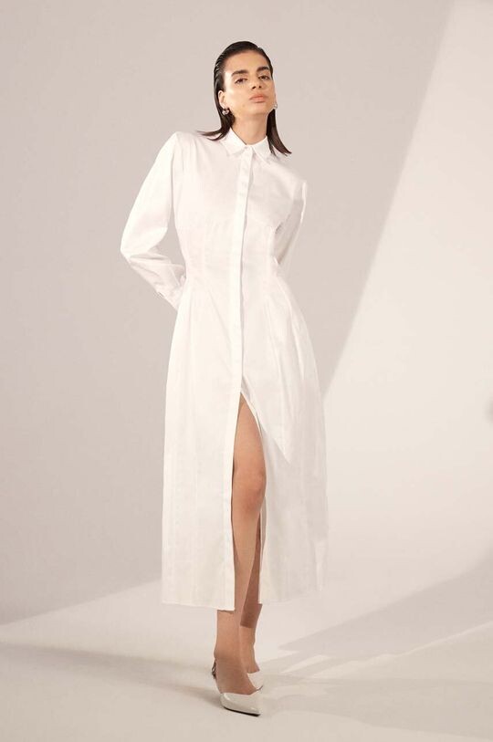 

Хлопковое платье Answear Lab, белый