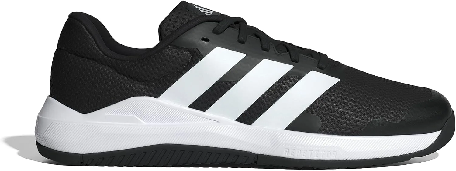 Мужские тренировочные кроссовки Adidas Dropset Base, белый/черный/красный — фото 2