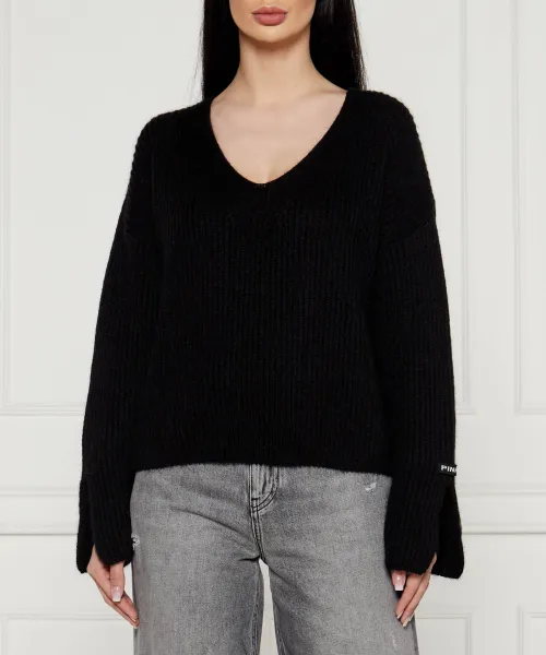 

Свитер Корат Loose fit Pinko, черный
