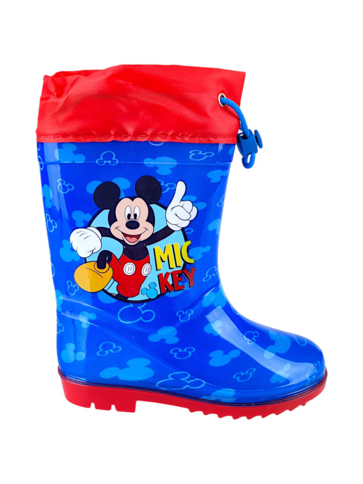 

Резиновые сапоги Диснея Микки Мауса синего цвета Disney Mickey Mouse