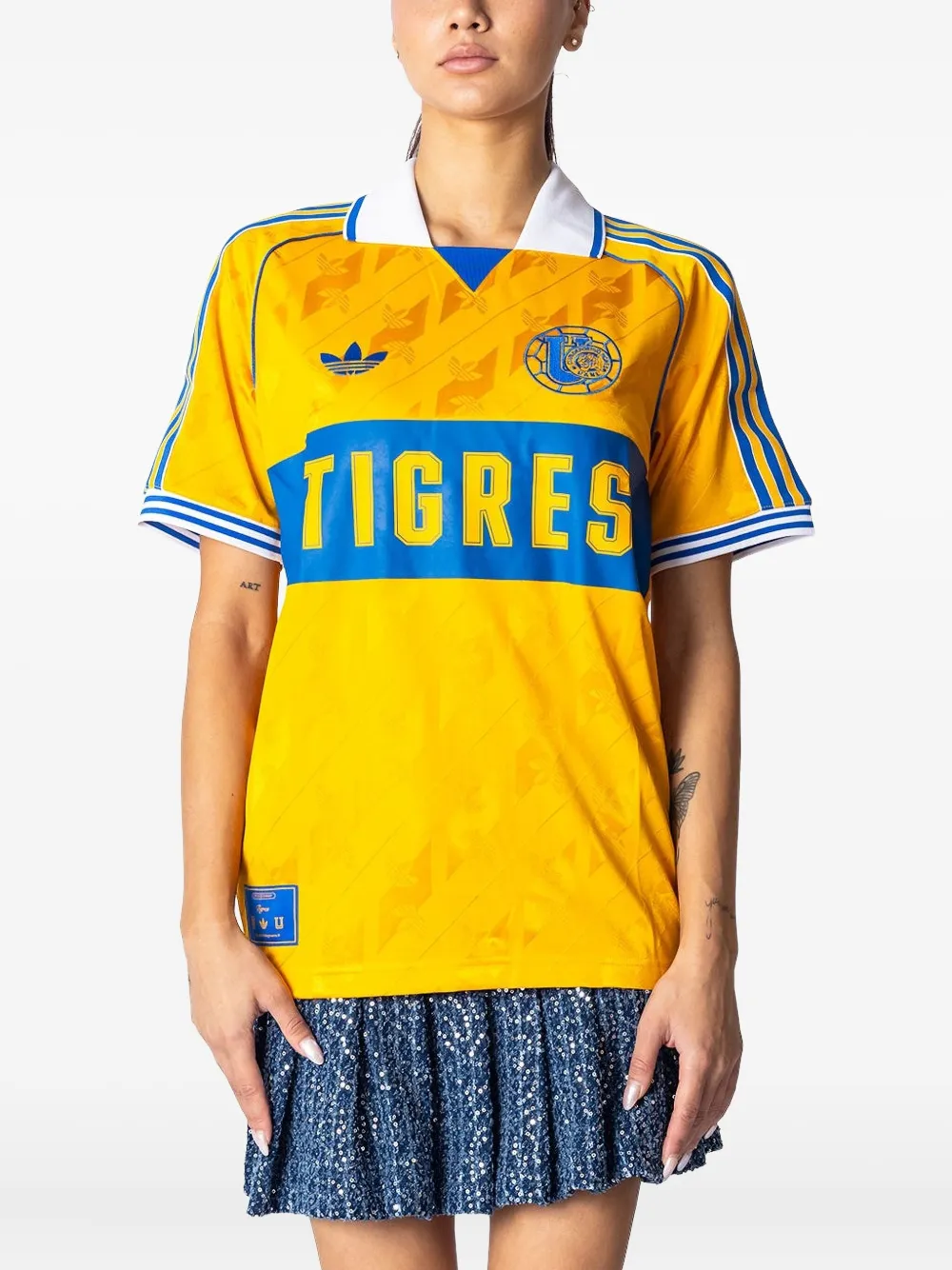 

Юбилейная футболка Tigres UANL adidas, желтый