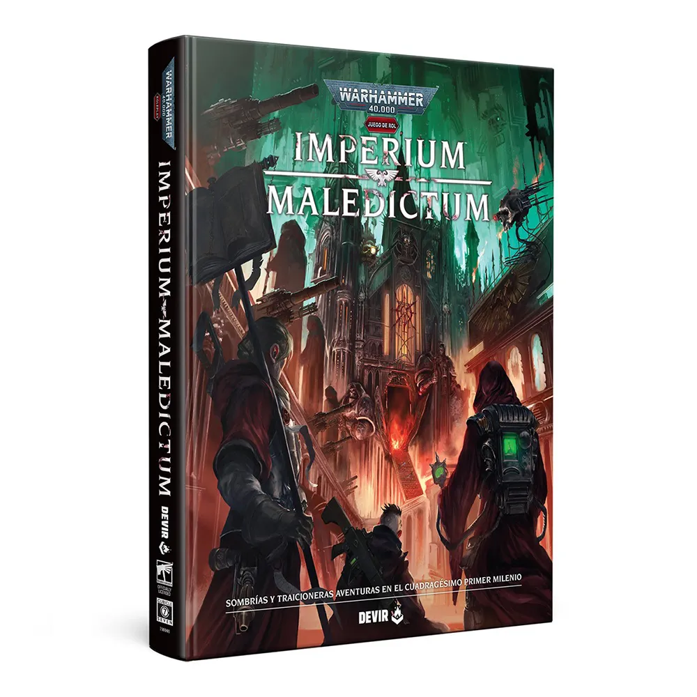 

Настольная игра Devir Iberia Warhammer 40.000 Imperium Maledictum, коричневый