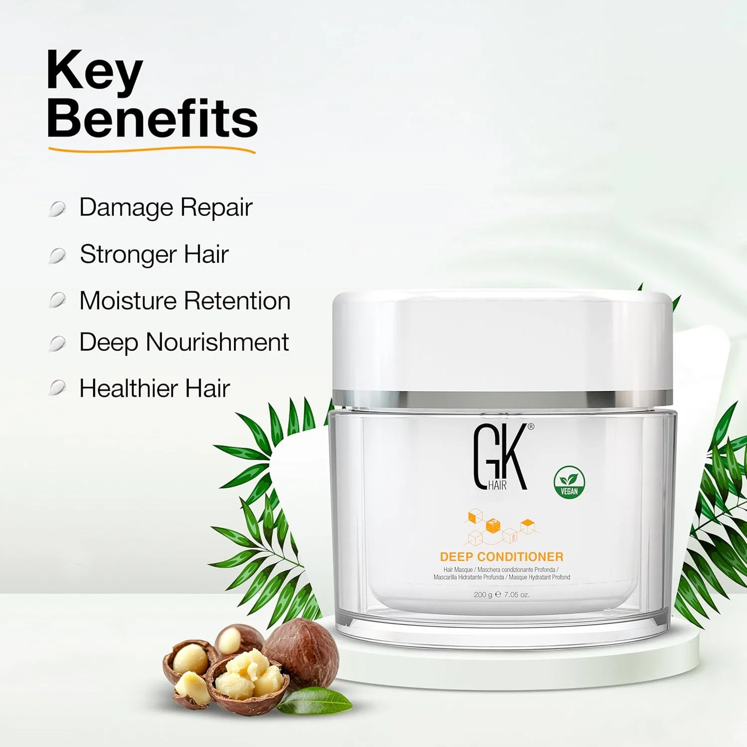 Интенсивный кондиционер Deep Conditioner Hair Treatment от Global Keratin GKhair Gk Hair — фото 3