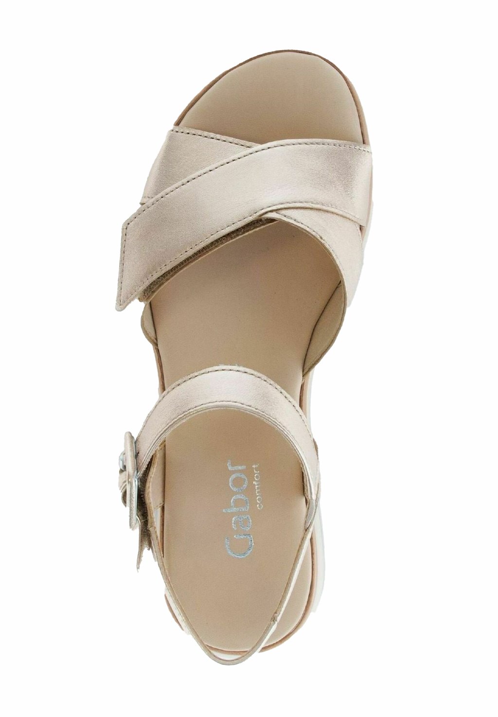 Босоножки на танкетке Platform sandals Gabor, светло-розовый — фото 3