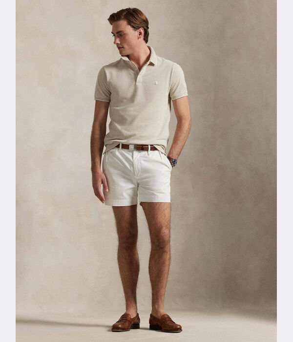 Рубашка поло Custom slim fit Polo Ralph Lauren, желтый — фото 3
