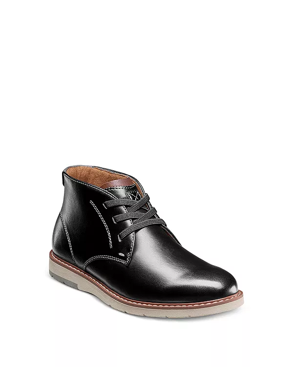 

Детские ботинки-чукка с гладким носком, для малышей, детей постарше. Florsheim Kids, черный