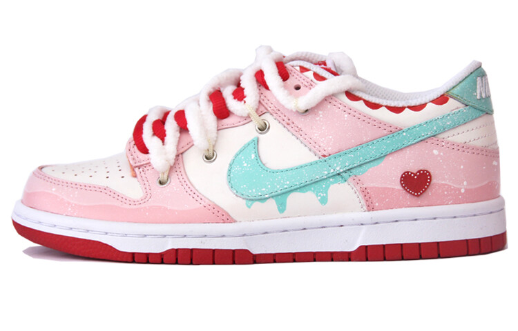 

Кроссовки Nike Dunk Skateboard Shoes Men Low-Top White Pink