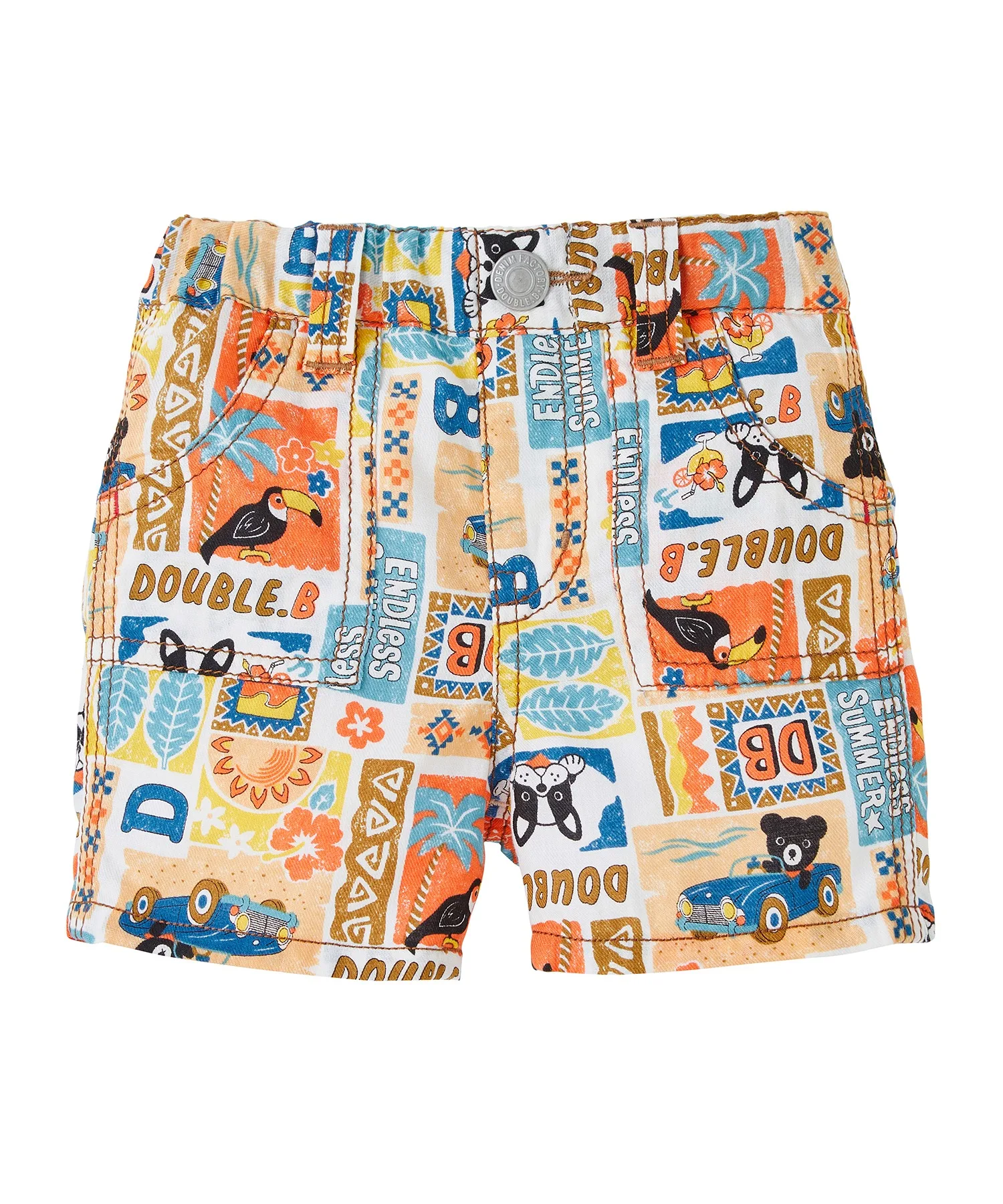Штаны Surf Botanical Half Pants DOUBLE_B оранжевые
