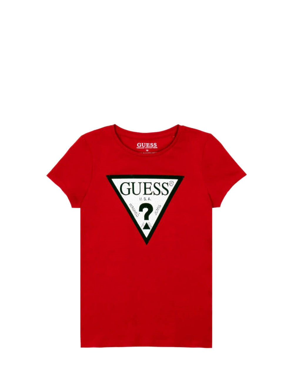 

Красная футболка для девочек Guess