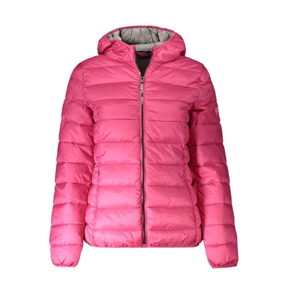 

Женская куртка из розового полиамида Geographical Norway