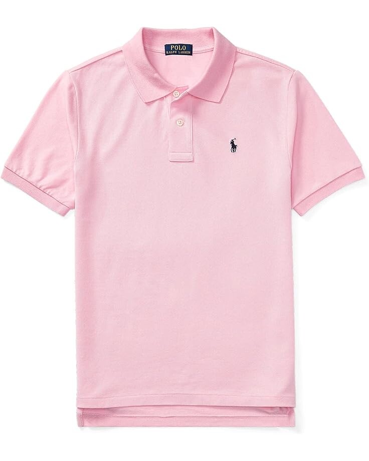

Поло Polo Ralph Lauren Kids Cotton Mesh Polo Shirt, цвет Carmel Pink
