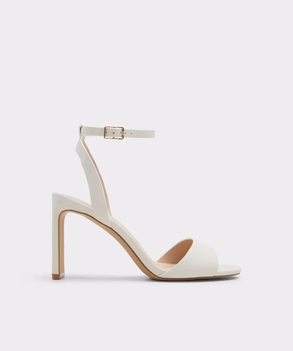 

Женские босоножки на каблуке с круглым носком Aldo, белый