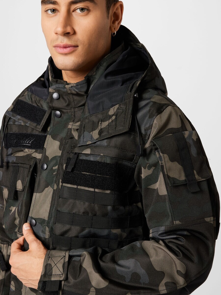 Всесезонная куртка Brandit Between-Season Jacket, цвет khaki/dark green — фото 3