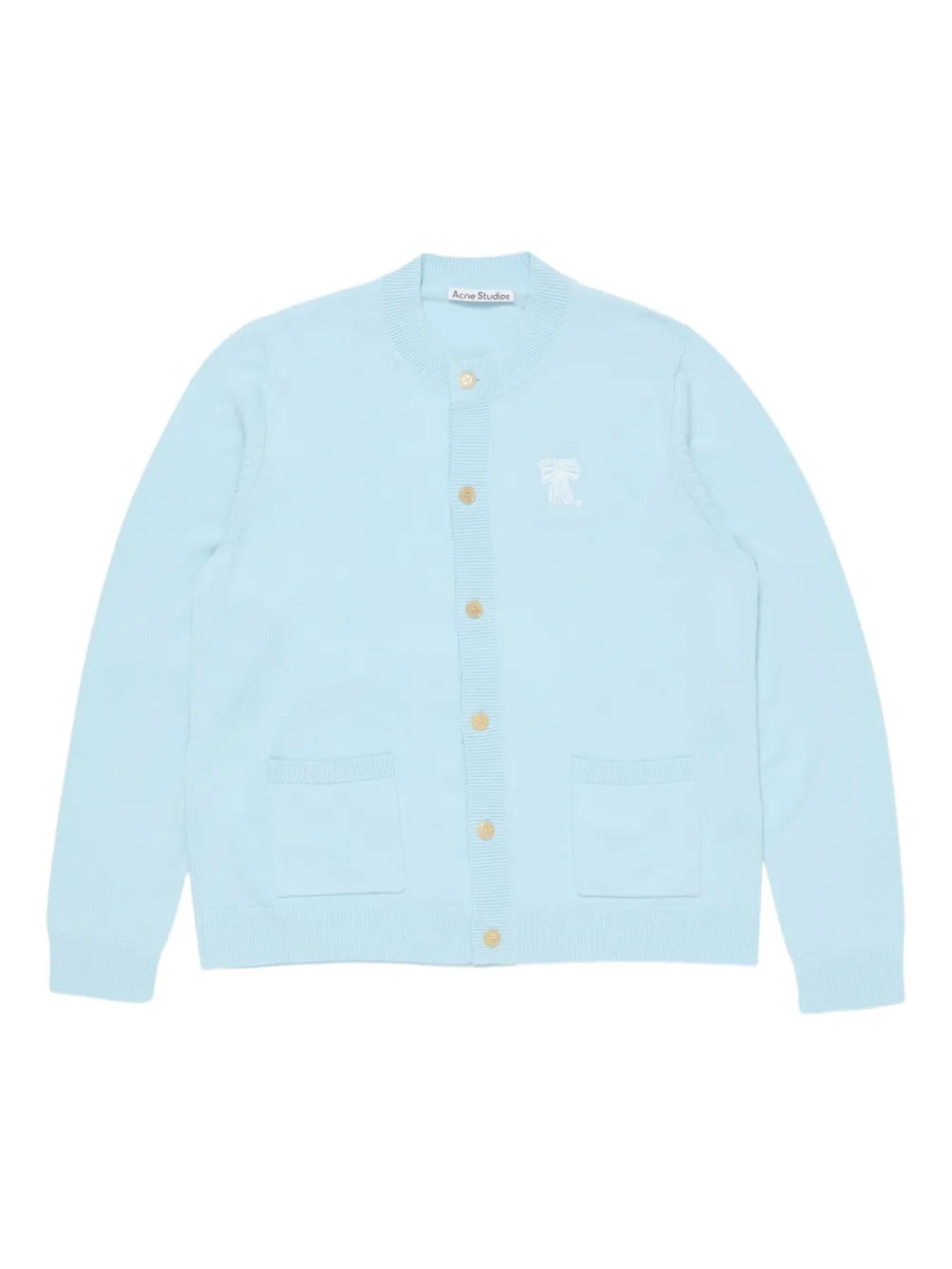 

Вышитый кардиган Acne Studios, синий