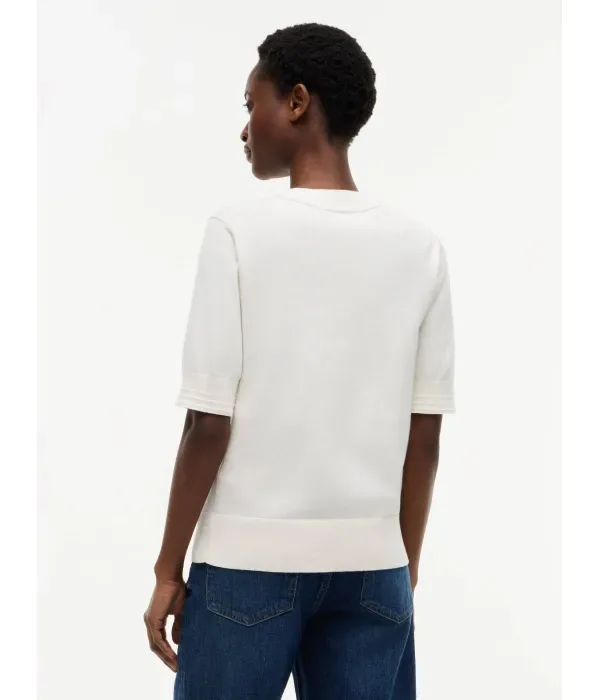 Свитер regular fit Tommy Hilfiger, экрю — фото 3