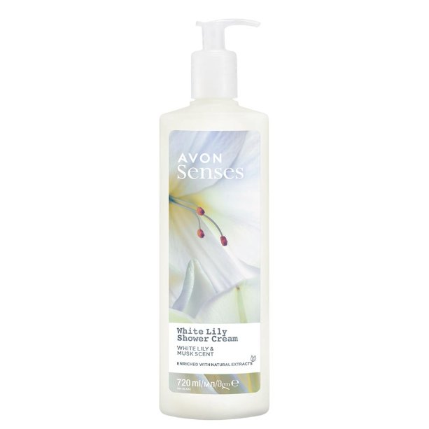 

Кремовый гель для душа AVON White Lily Senses 720 мл