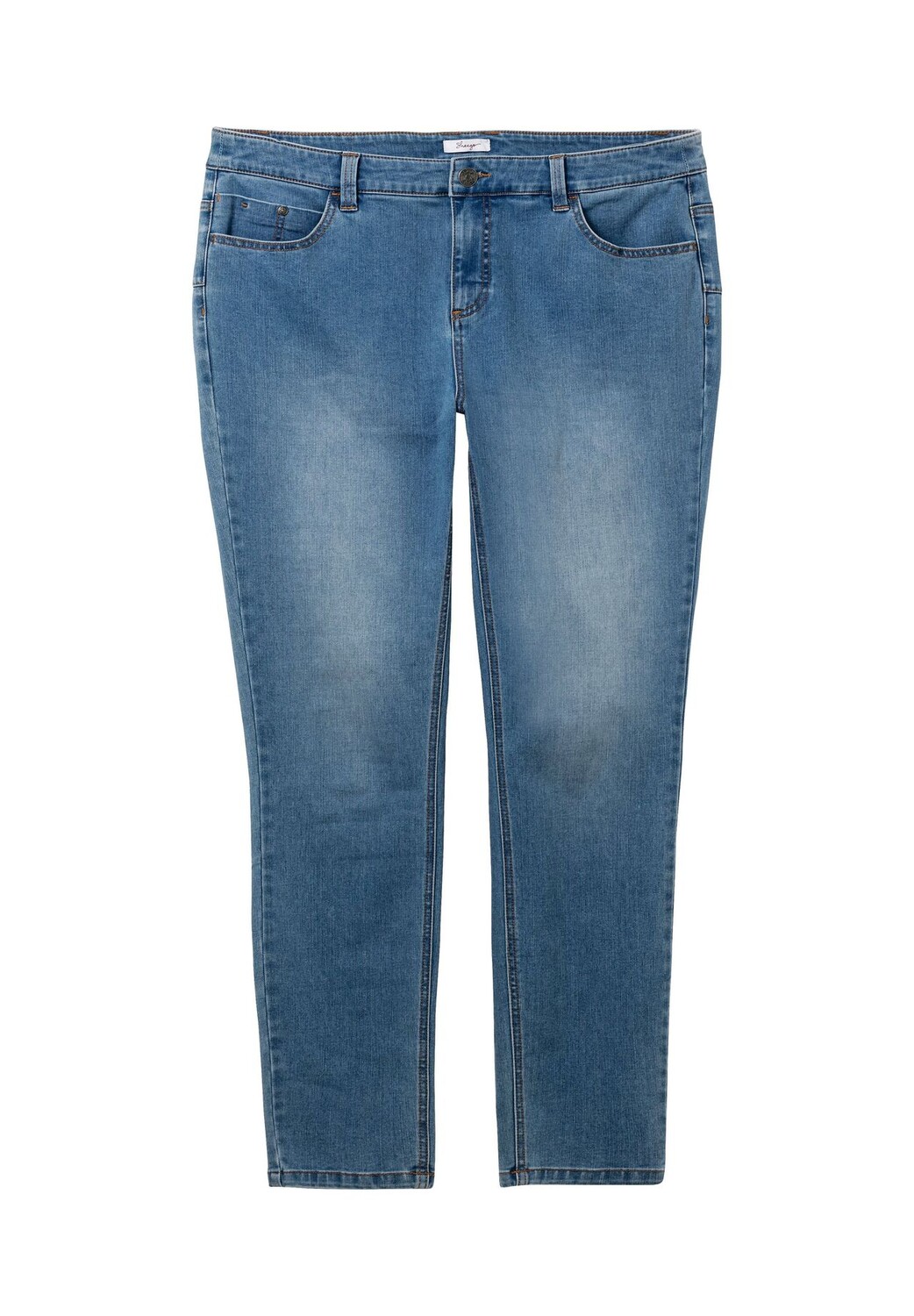 

Джинсы для очень узких ног и большого живота sheego, цвет Blue Denim