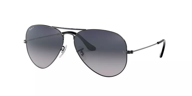 

Большие солнцезащитные очки Ray-Ban Aviator с металлическим градиентом