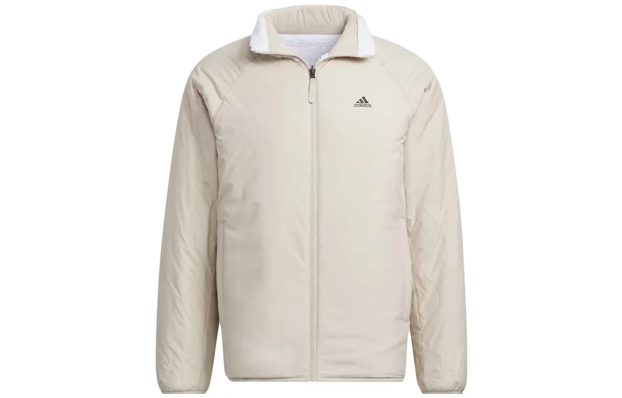 Adidas Куртка мужская с воротником стойкой, цвет экрю