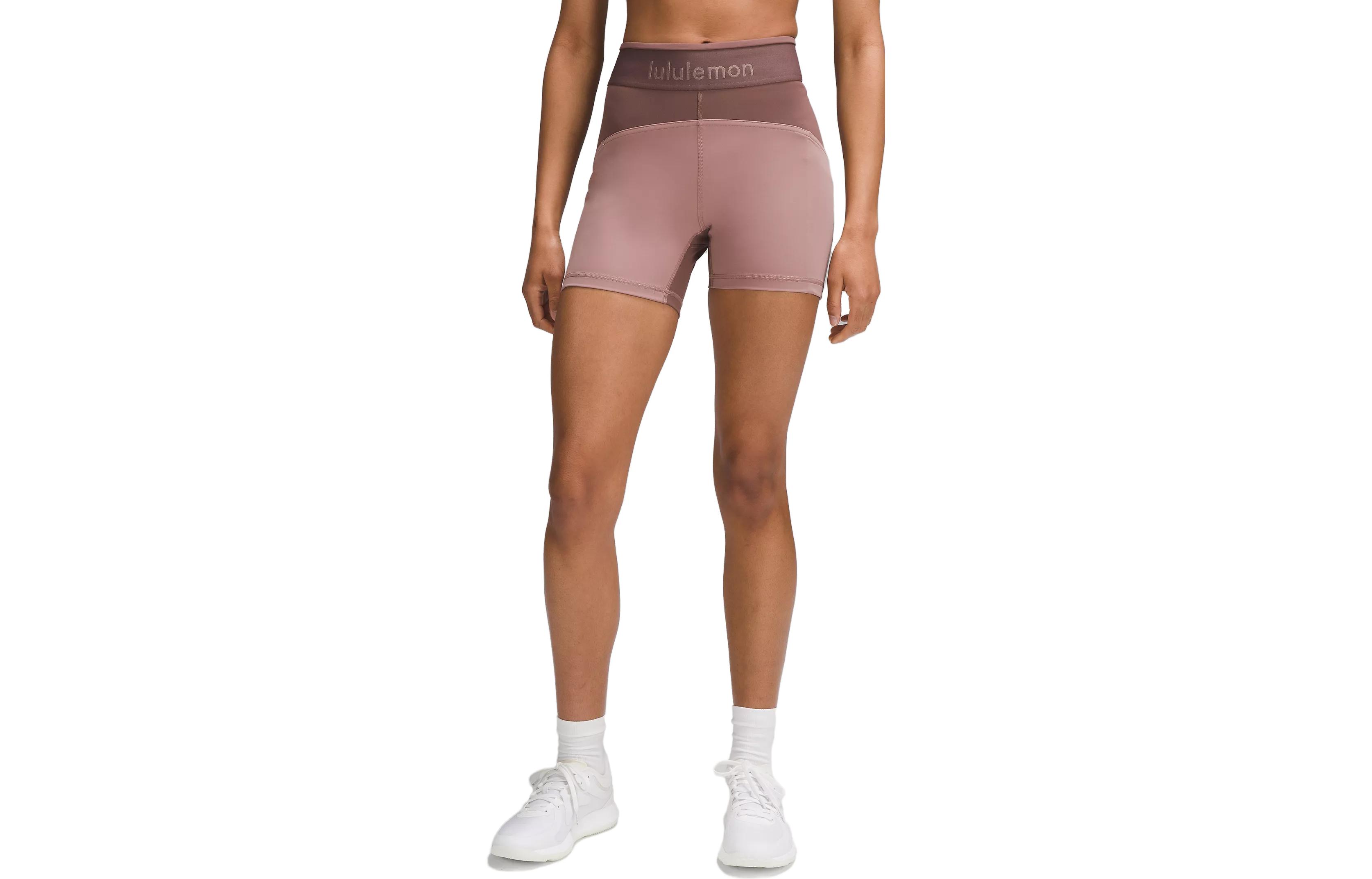 

Женские шорты для йоги Lululemon, Цвет Twilight Rose