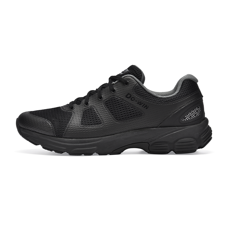 

DO-WIN DO WIN Slip Resistant Abrasion Resistant Low top Casual Running Shoes Unisex Black