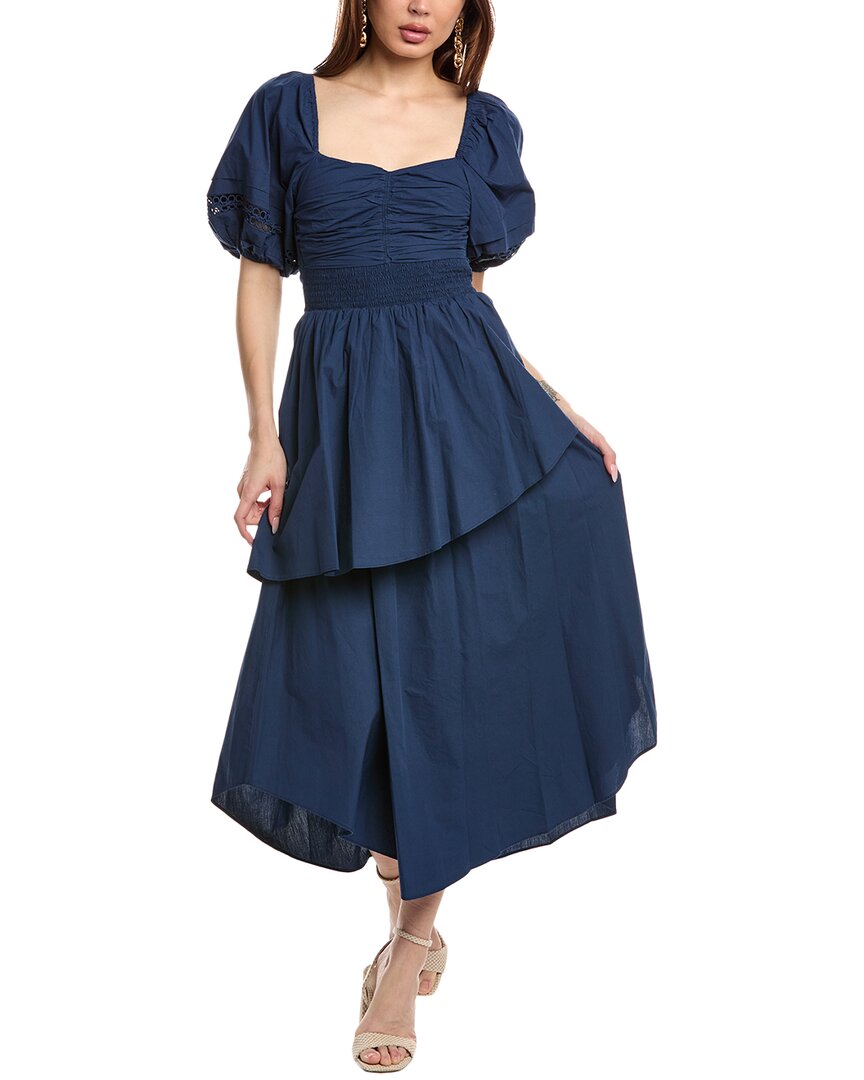 

Платье макси Ramy Brook Persephone, синий