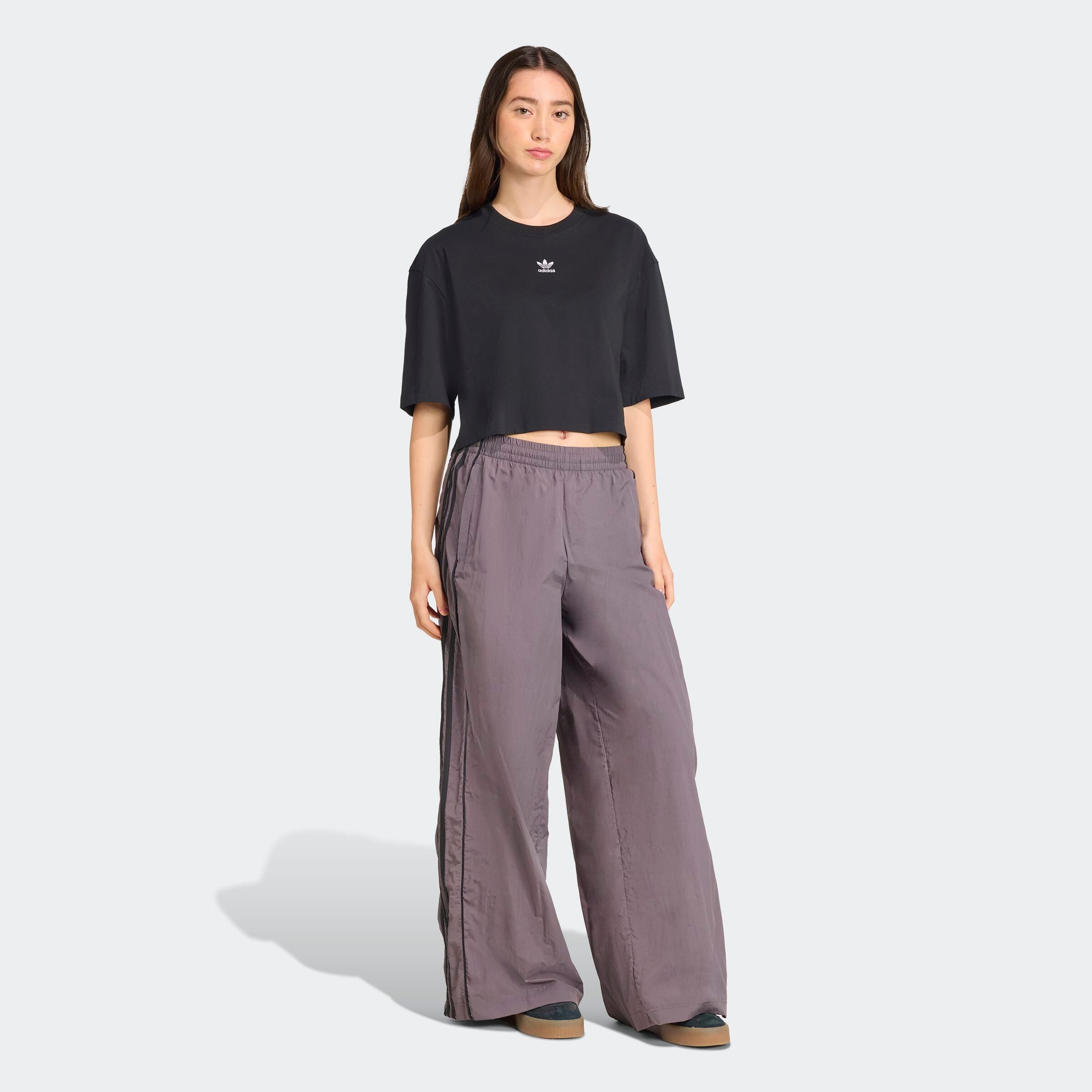 

Adidas Originals Широкие брюки 'ADIBREAK' в цвете Mauve