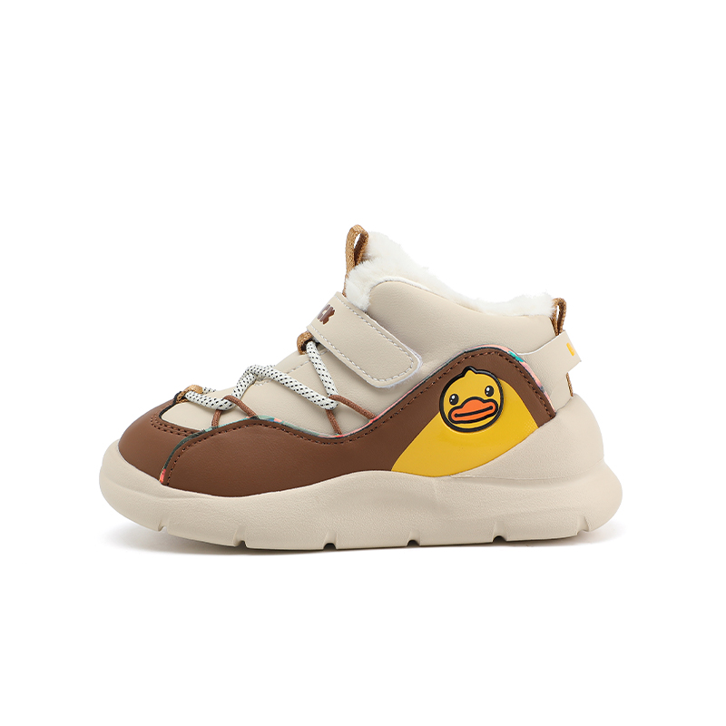 B.Duck Желтые сапоги Duck Abrasion Resistant легкие утепленные с амортизацией Mid top для детей 3-7 лет — фото 2