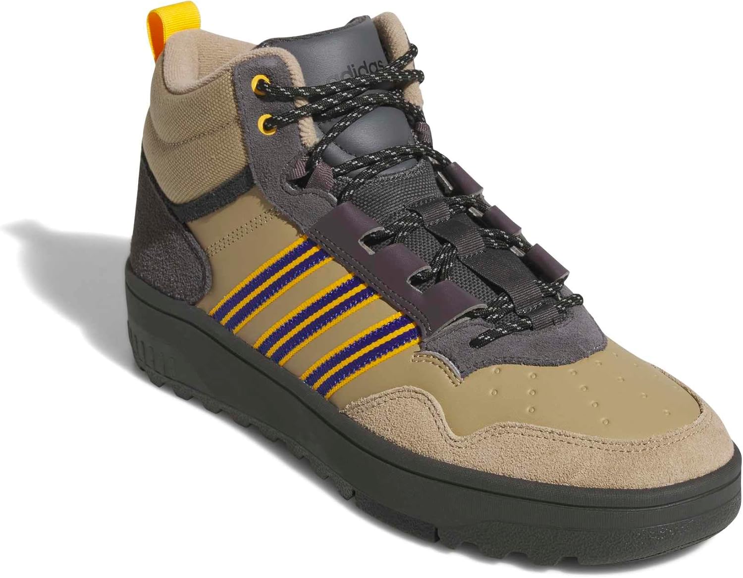Кроссовки Adidas Unisex-Adult Hoops 4.0 Mid Top, синий/серый — фото 4