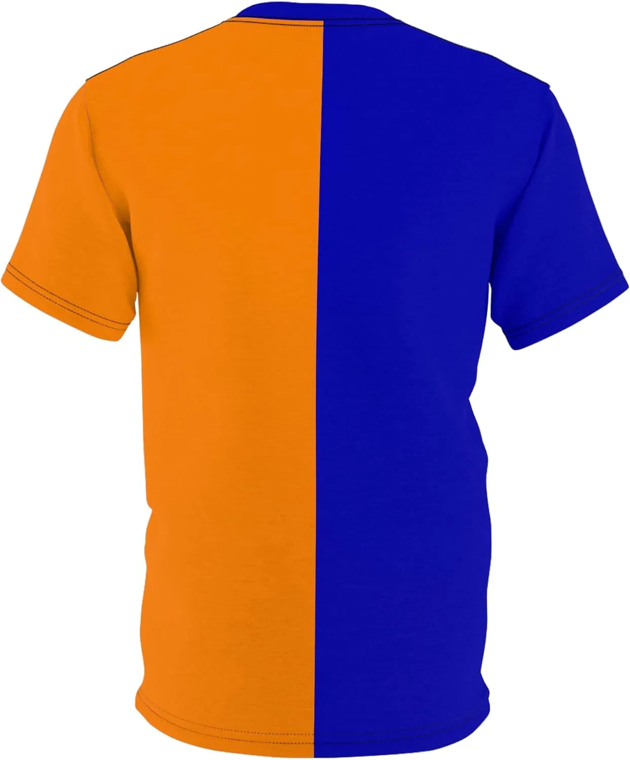 GENERIC Футболка Half Royal Blue & Half Orange — фото 4