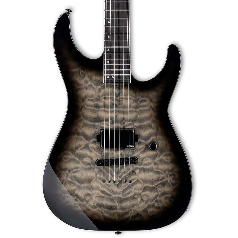 

Электрогитара ESP LTD M-1001NT QM Electric Guitar, Charcoal Burst