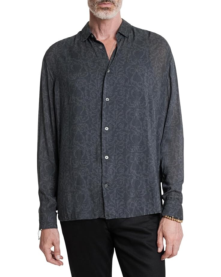 

Рубашка John Varvatos Ross Long Sleeve Shirt W675R24, черный