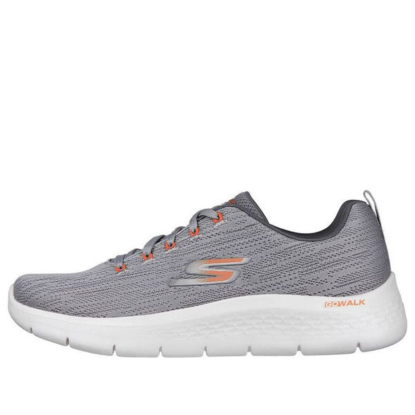

Кроссовки go walk flex 'grey orange' Skechers, серый