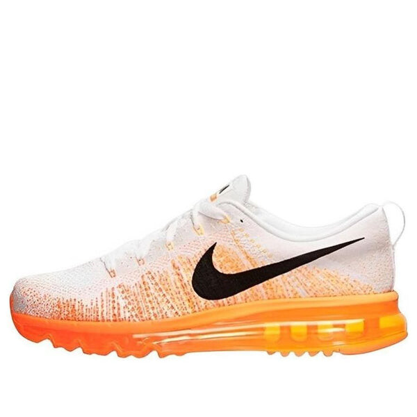 

Кроссовки flyknit max 'white orange' Nike, белый