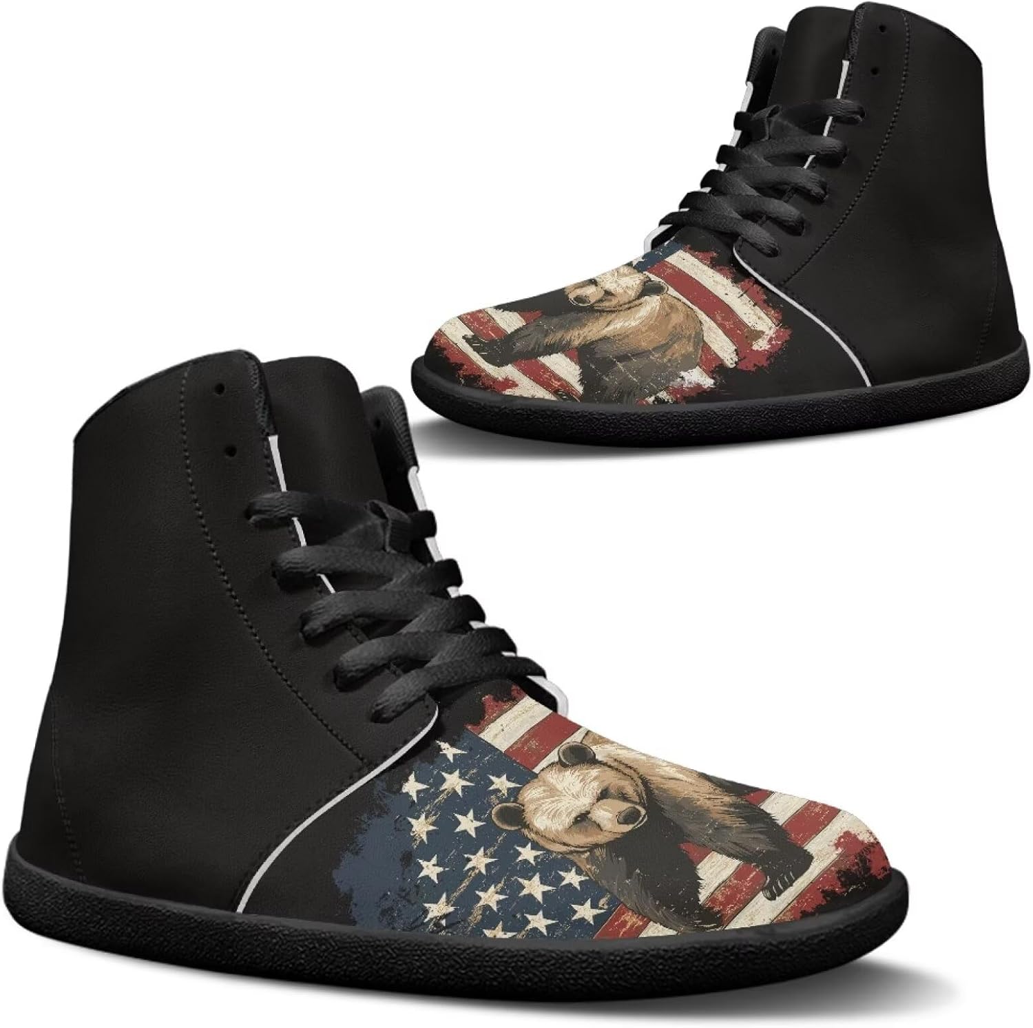 

Мужские босоножки Fuxowvby для ходьбы без каблука, удобные, с нулевым перепадом, для тенниса, бега, походов и тренировок, с широкой носочной частью, противоскользящие, водонепроницаемые кроссовки для подростков, черные, размер US 5-14