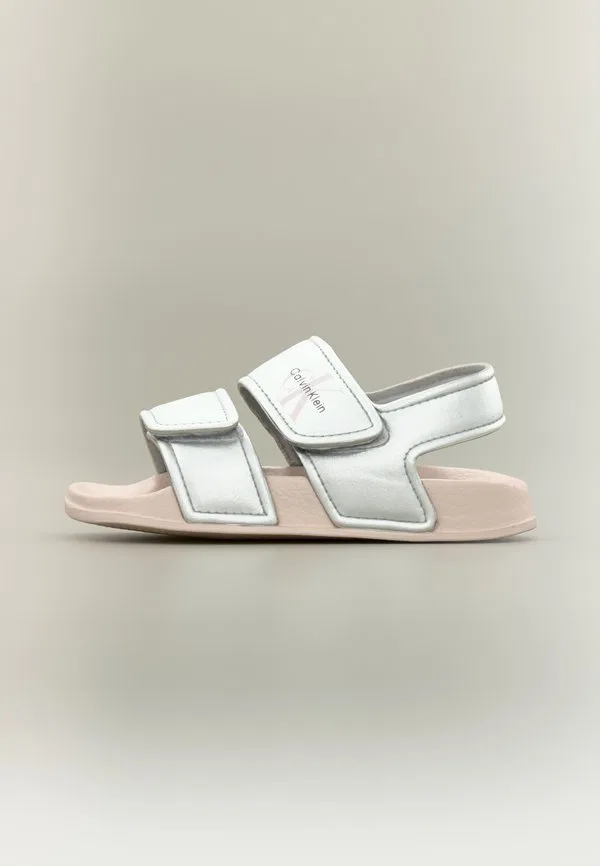 Сандалии nico серебристого цвета Calvin Klein Jeans, Silver-Coloured