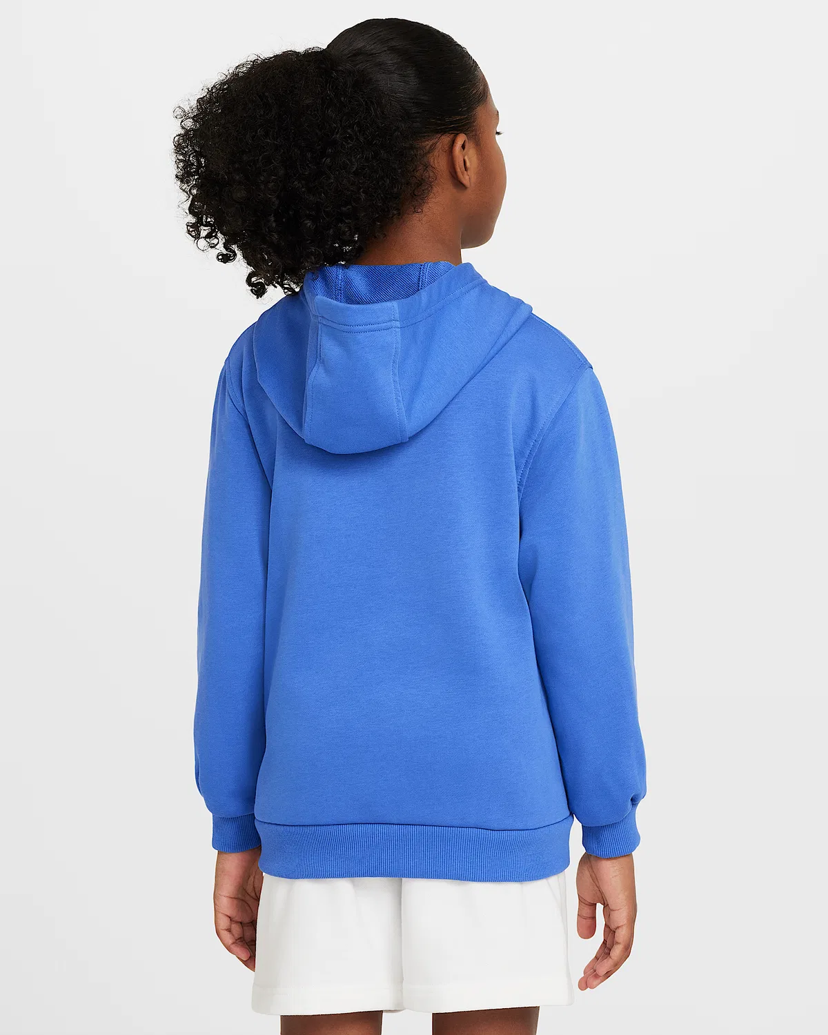 Детская толстовка Nike Sportswear Club из французского флиса, Comet Blue/Aluminum — фото 2