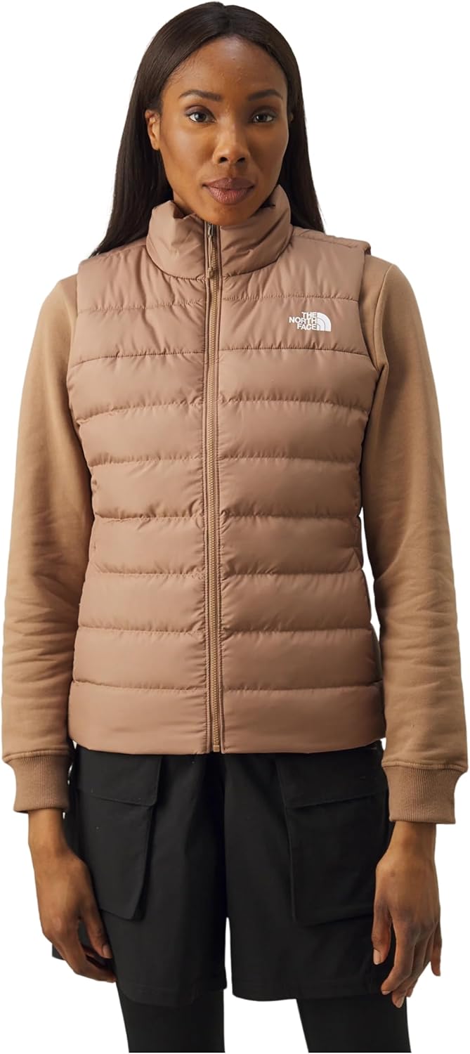 

THE NORTH FACE Женская утеплённая жилетка Aconcagua 3 | Ветрозащитная, влагоотталкивающая, утеплитель 600 Fill Waterfowl Down, Latte
