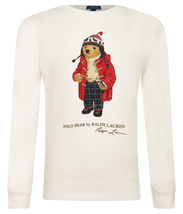 

Толстовка Polo Ralph Lauren с рисунком, экрю