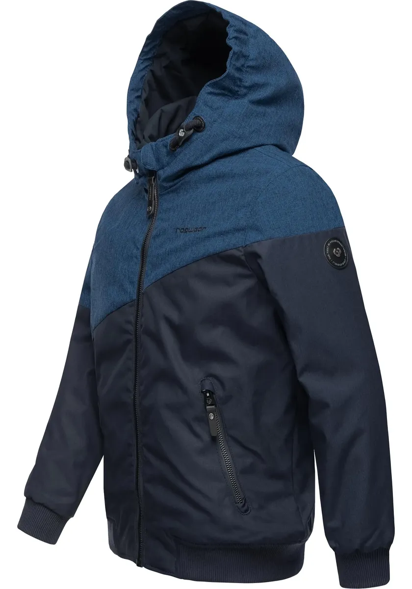 Зимняя куртка Ragwear "Jowell", с капюшоном, спортивная зимняя куртка для активного отдыха с капюшоном, цвет морской волны — фото 2