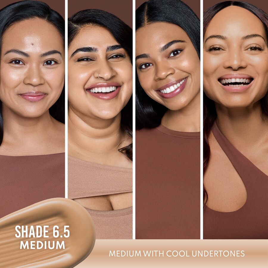 Сыворотка Danessa Myricks Beauty — Успокаивающая для кожи Yummy Skin Soothing Serum Skin Tint Foundation с пептидами и, 45 мл — фото 3